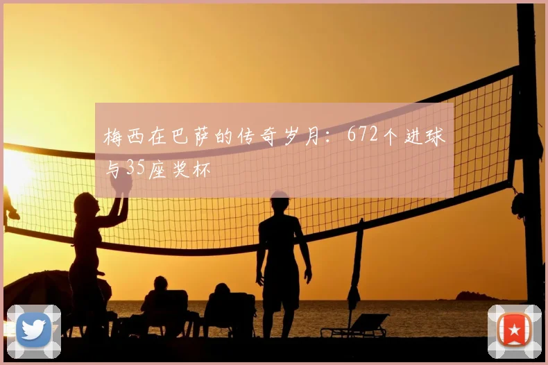 梅西在巴萨的传奇岁月:672个进球与35座奖杯